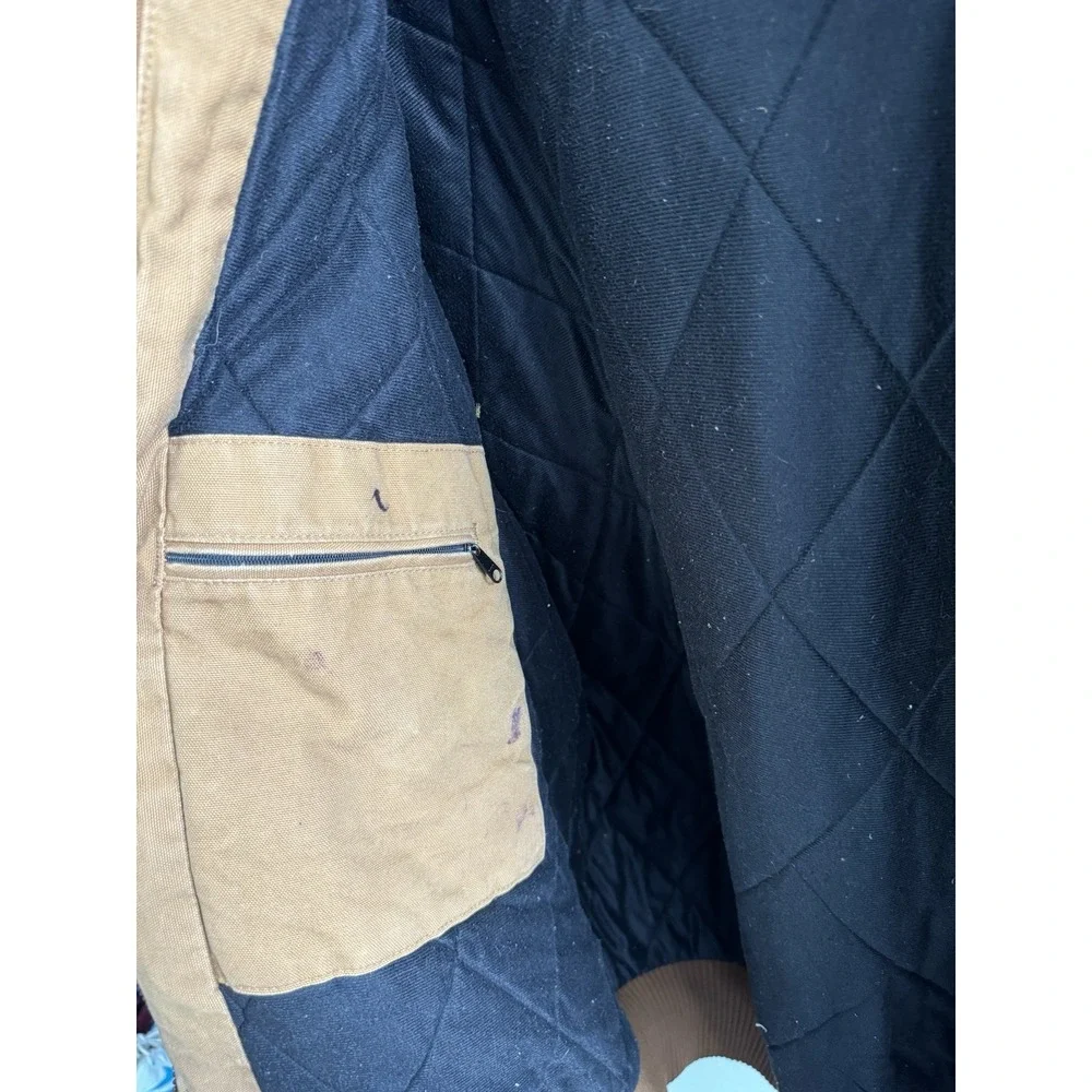 Carhartt J140-M Made IN USA‎ Duck Active Jacket Size 2XL Brown Mens